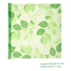 Window Stickers Nighttime Privacy Film Green Leaf Frosted Summer Adhesive Door Decor