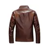 isurvivor 2022 мужские зимние толстые флисовые куртки из искусственной кожи пальто Hombre мужские повседневные Fi Slim Fit большие размеры мужские куртки на молнии i2I9 #