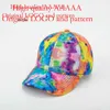 New Spring/summer INS Adult Men's and Women's Colorful Tie Dyed Baseball Sun Sunshade Duck Tongue Hat