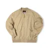 Maden Ma 1 jacka för män Flight Bomber Jacket Khaki Vintage Short Coat High Quality Streetwear Winter unisex Parrockar 2023 G8QS#