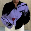 camicia da uomo fi casual graffiti astratta strada all'aperto materiale di qualità prom morbido e confortevole 2023 nuovo F4mk #