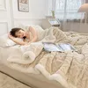 Blankets Bedspread Thick Plaid Bed Blanket Sofa And Fleece Soft Children Duvet Cover Adults Wool Warm Winter Throws Throw