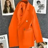 Frühling Herbst Frauen Blazer Elegante Koreanische Casual Solide Anzug Jacke Mode Weibliche Mäntel Büro Dame Kleidung Oberbekleidung 240318