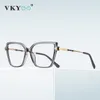 Sunglasses VICKY Simple Design Fashionable Large Frame Anti-Blue Light Glasses Women's Reading Customizable Prescription PFD2208