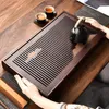 TEA TRAYS ABSF SOLID TRÄ TRAY VATTRAGRAGRED Kungfu Set Drawer Board Dining Table Chinese Ceremony Tools