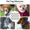 Collari per cani 12 pezzi Collana girocollo Uomo Dogtag Silenziatori per animali domestici Carta soldato in silicone Uomo