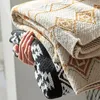 Blankets Bohemian Large Shawl Simple Nordic Acrylic Napping Blanket Sofa Cover Knitted Soft Winter Warm Decor