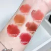 Schattig konijn mat fluwelen lippenstift zomer schattig konijn sleutelhanger lippenstift matte textuur lippenstift roze rode lipgloss gekleurde cosmetica 240313