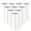 10pcs Sous-vide à double paroi isolée en acier inoxydable Sublimation 20oz Skinny et gobelers droits Idée cadeau bricolage - Coupe blanche Blanks en vrac