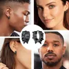 Stud Earrings 12 Pairs Punk Style Stainless Steel Heart Round Spike Hoop For Men Women Statement Piecing Jewelry Set