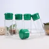 瓶30pcsプラスチック調味料ボトルプラスチックスパイスジャー塩胡pepperシェーカーコンテナコンディメントディスペンサーバーベキューキッチン