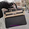 Hremms Birkks High End Designer Geuthesine Leather Handbag pour les femmes H Familles NOUVEAU SAG DE TIRE DE CHIE MAINS MAIN