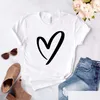 T-Shirt Femme Femmes Léopard Lèvre Amant Été Hauts Femme Graphique Dames Mujer Camisa Top Tshirt T-shirts Vêtements À Manches Courtes Drop Deli Dhezg