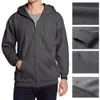 Herren-Kapuzenpullover, Sweatshirts, Kapuzenpullover, stilvoller Reißverschluss, einfarbig, lässiges Sweatshirt, bequeme Herrenjacke 24328