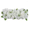 Декоративные цветы дуги цветочные цветочные цветы 50x20 см. Искусственный коврик для офисных свадебных стен.