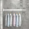 Hangers Retractable Cloth Drying Rack Folding Clothes Hanger Wall Mount Indoor Amp Outdoor Space Saving Home Laundry Clothesline