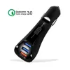 QC3.0 chargeur de voiture à Charge rapide 5.1A un pour trois chargeur de téléphone portable de voiture 3usb chargeur de voiture USB Charge sans fil