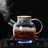 1L18L Hittebestendige Borosilicaatglas Theepot Grote Capaciteit Bloem Ketel Kung Fu Theekleding Set Puer Oolong Pot Thuis Drinkgerei 240328