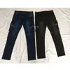 nuovi jeans da uomo pantaloni W tinta unita multi tasche denim a vita media jeans cargo plus size Fahsi pantaloni casual uomo abbigliamento quotidiano 48L3 #