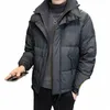 fake two-piece down jacket men's short winter clothing 2023 new thickened niche premium m and cold jacket R6jf#