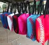 Sacs de plein air 2021 Toile Beach Sports Half Baseball Softball Fourre-tout Football Shouder Girl Volleyball Totes Stockage Drop Livraison en plein air Dhevd