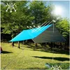 Tents And Shelters Hammocks Accessories Tent Out Awning Survival Sun Waterproof Rain Er Shelter Tarp Picnic Cam Hiking Shade Drop Deli Otcyt