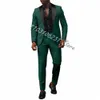 Trajes de Boda Para Hombre、Esmoquin de 2 Piezas、Elegante、So、Blazer、Pantales Y4BP＃