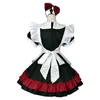 Anime lindo corazón lolita mucama cosplay niñas mujer camarero fiesta de mucama trajes de escenario alice mucama dr 48cj #