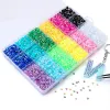 Décorations 19200pcs MulitColors Hingestones 2 mm / 3 mm / 4 mm / 5 mm / 6 mm Colorful non-fixe Diy pierres 12 couleurs