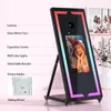 Magischer Spiegel-Fotoautomat mit kapazitiver Berührung, integrierter Mini-PC-Sofort-DSLR-Kamera-Fotodrucksoftware