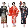 Novas Mulheres Japonesas Traditial Yukata Kimo Com Obi Vintage Evening Dr Geisha Kimo Stage Show Cosplay Traje das Mulheres o48f #
