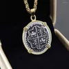 Pendentif Colliers Pirate Espagnol Trésor Coin Chaîne 2023 Collier272Q