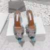 Designer femmes talons hauts rose bleu noir chaussure de mariage en cuir verni bout pointu chaton talons chaussures de fête 001