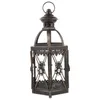 Bougeoirs chandelier porte-lanterne décorations extérieures de noël fer art ferme verre ornement de maison