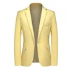 M-5xl Plus Mens Męskie Bleight Blazer One Butt Slim Fit Kurtka do przyjęcia Przyjęcie Casual Chic Smart Blazers Męskie Kuitury XXXXXL D3SY#