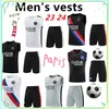 23 24 PSGes Outdoor Training Wear Paris Futebol Treino Jersey Mbappe Conjunto de colete masculino