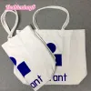 Lotte Japan Korea Mrt Marant Canvas Bag Fashion Shopping Bag Tygväska Tygväska 100% Cotton156