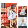 5xl Halen cos Alice Maid Costume Big Brother Fake Mother Maid Dr Blue Performance Costume Zdejmowane rękawy plus rozmiar H119#