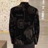 Qualität Neue Cord Casual Anzug männer Gedruckt Kleine Anzug Trend Slim-fit Single West Koreanische Versi von Plankt Hübscher Mantel B5HS #
