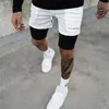 2023 summer Sports Shorts Men Double-deck Jogging Running Shorts Men 2 IN 1 Mens GYM Shorts Fitn Workout Short Pants Man 29Q9#