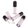 Garrafas de armazenamento 10 unidades / lote 1ml DIY recipiente de tubo labial com tampa vazia garrafa de batom lipgloss amostra cosmética