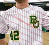 Maglia Daniel Altman Baylor Bears 19 Cortlan Castle 52 Kade Fletcher 8 Harrison Caley 50 Patrick Hail 55 Tanner Duke Maglie da baseball Baylor cucite su misura