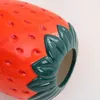 المزهريات boyouceramic strawberry مزهرية زارع زهرة الزهرة ديكور الفاكهة المركزية غرفة المعيشة غرفة المعيشة المنزل الملحقات