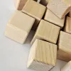 Artigianato 100 pezzi 2 cm cubi di legno blocchi di legno di betulla quadrati vuoti non finiti per pittura, decorazione, creazione di puzzle, progetti fai da te