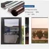 Raamstickers HOHOFILM 152 cm x 3000 cm bruinzilverfolie spiegel eenrichtingssticker zelfklevend reflecterend zonne-privacy tint PET