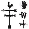 Garden Decorations Roof Weather Vane Weathervane Decor Lawn Big Cock Wind Direction Indicators Yard Iron