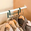 Hängare 2 pc rack metallhängare förvaringshållare hängande kapphatt handdukspåse stans gratis kök badrum