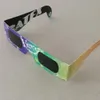 1020st Solar Eclipse Glasses Safety Shade Direkt utsikt över solen - skyddar ögonen från skadliga strålar under slumpmässig färg 240327