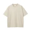 Steed Basic Pure Color zwaar gewassen oversized katoenen vlakte T-shirts voor vrouwelijke mannen Summer Tops Shirts Mens Clothing Tees 240319