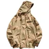 Hombres Militar Camoue Chaqueta Ejército Ropa Táctica Multicam Masculino Erkek Ceket Cortavientos Fi Chaquet Safari Hoode Chaqueta u3LF #